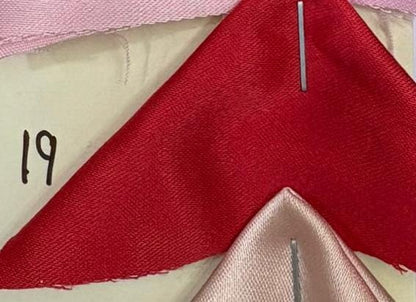 Premium Twist Satin Shade Card High Luster Solid Pattern