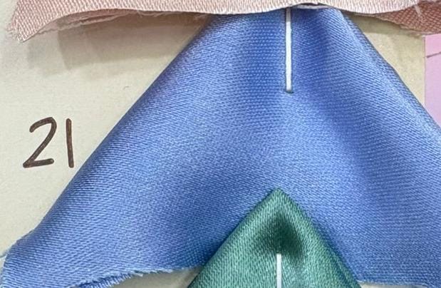 Premium Twist Satin Shade Card High Luster Solid Pattern
