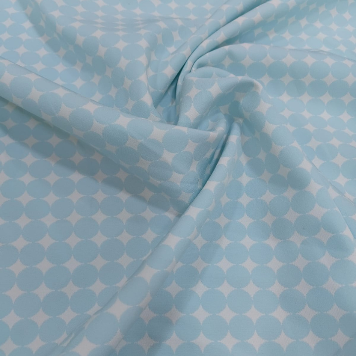 Premium Big Width Polka Dot Banana Print Fabric