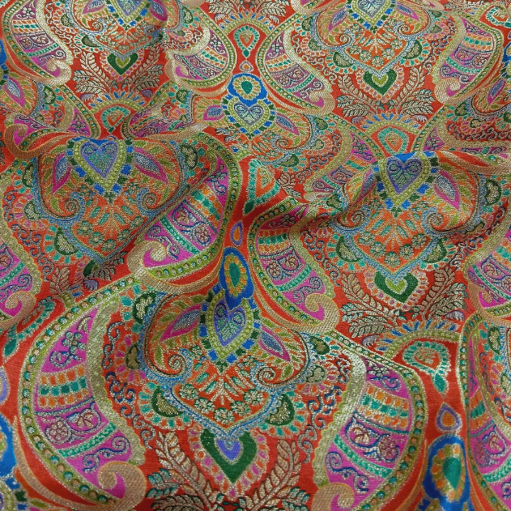 Paisley Brocade Fabric 44 Width