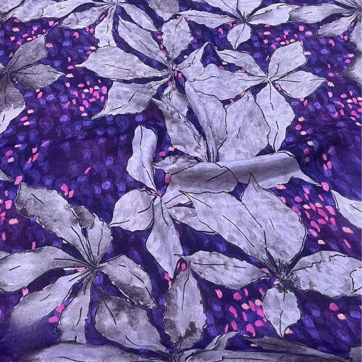 Premium Floral Chinnon Prints Multi-Design Collection 44 Inch Width