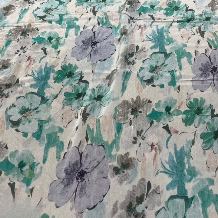 Premium Floral Chinnon Prints Multi-Design Collection 44 Inch Width