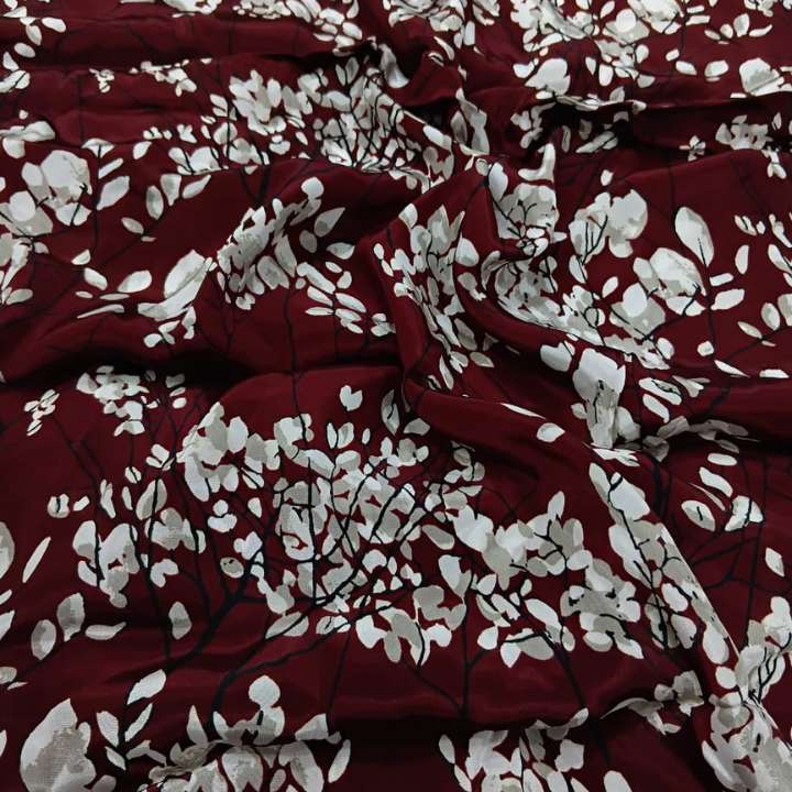 Premium Printed Crepe Fabric 44 Inch Width Multi Design