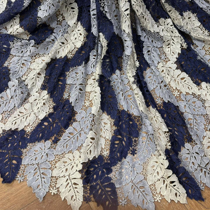 Luxury Croatia Guipure Lace  Premium High-Density Corded Embroidery Big Width