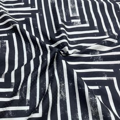 Premium Big Wide Cotton Dobby Textured Print Fabric