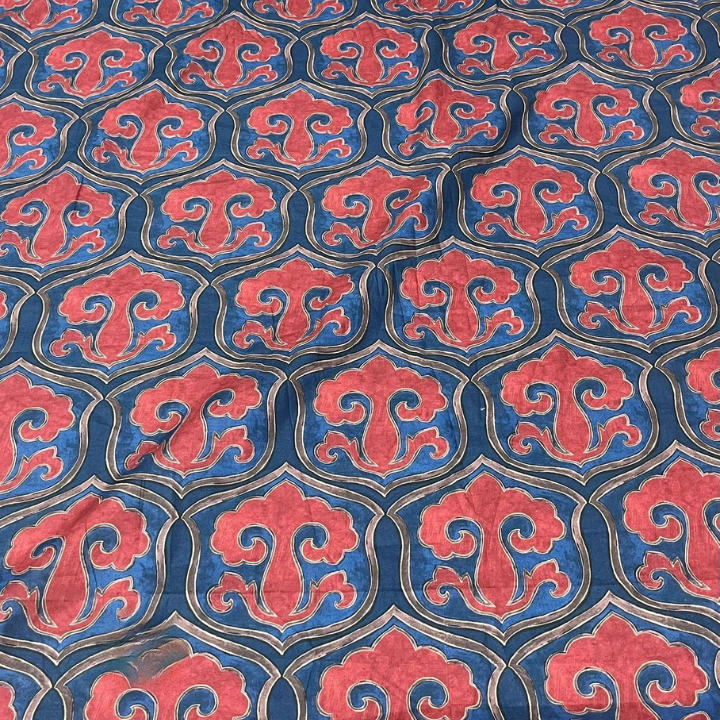 Ornate Ogee Cloud Digital Cotton Cambric prints 44 Width