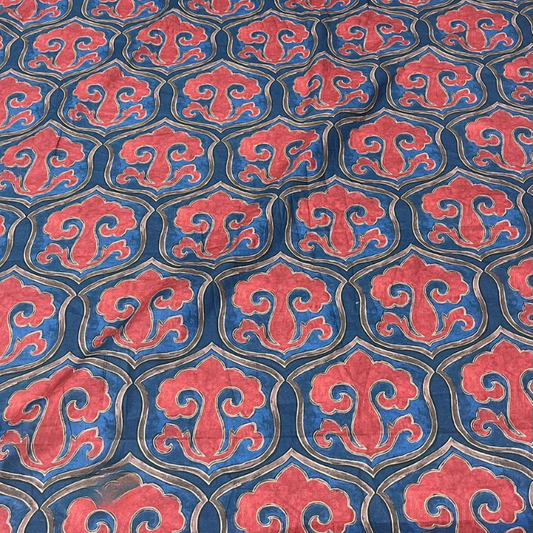 Ornate Ogee Cloud Digital Cotton Cambric prints 44 Width