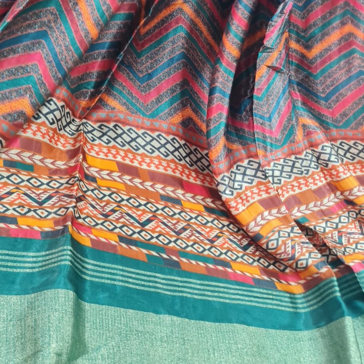 Premium Gajji Silk Printed