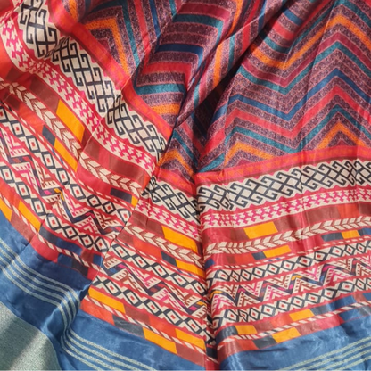 Premium Gajji Silk Printed