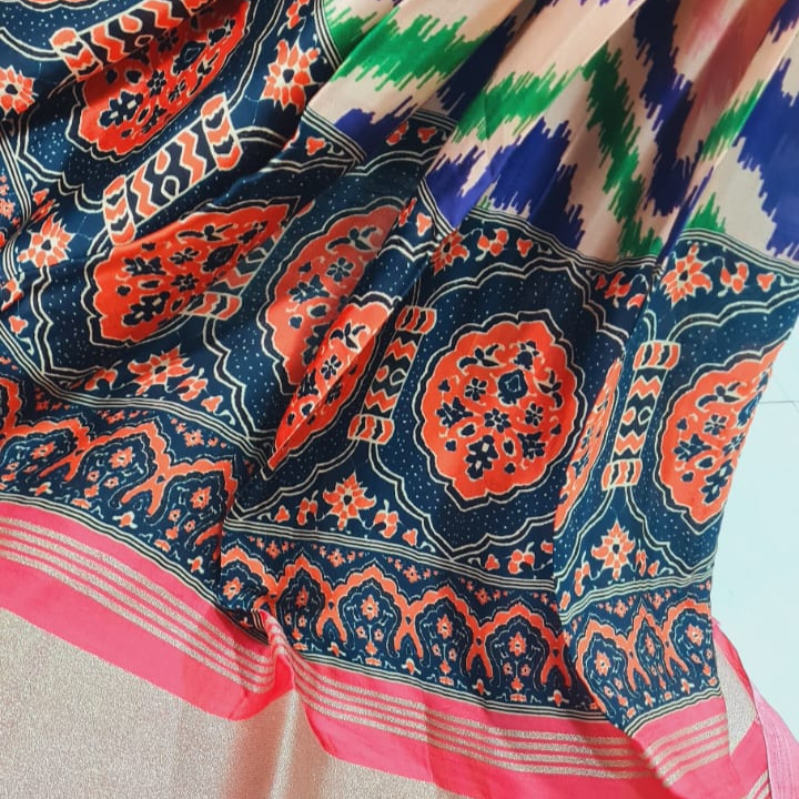 Premium Gajji Silk Printed