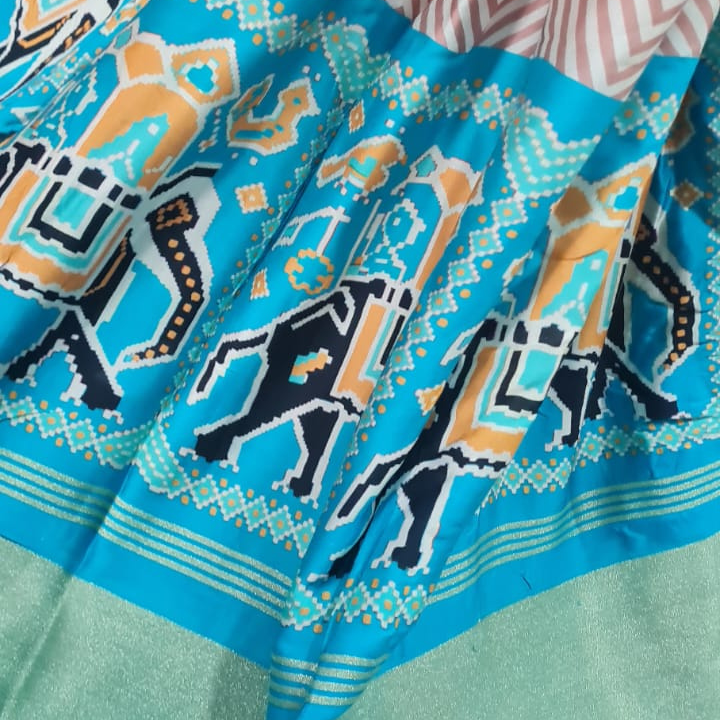 Premium Gajji Silk Printed