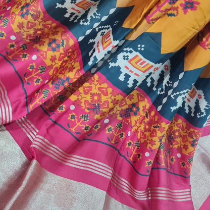Premium Gajji Silk Printed