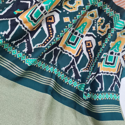 Premium Gajji Silk Printed