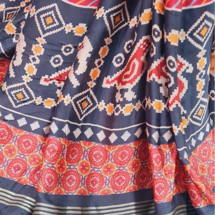 Premium Gajji Silk Printed