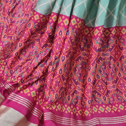 Premium Gajji Silk Printed