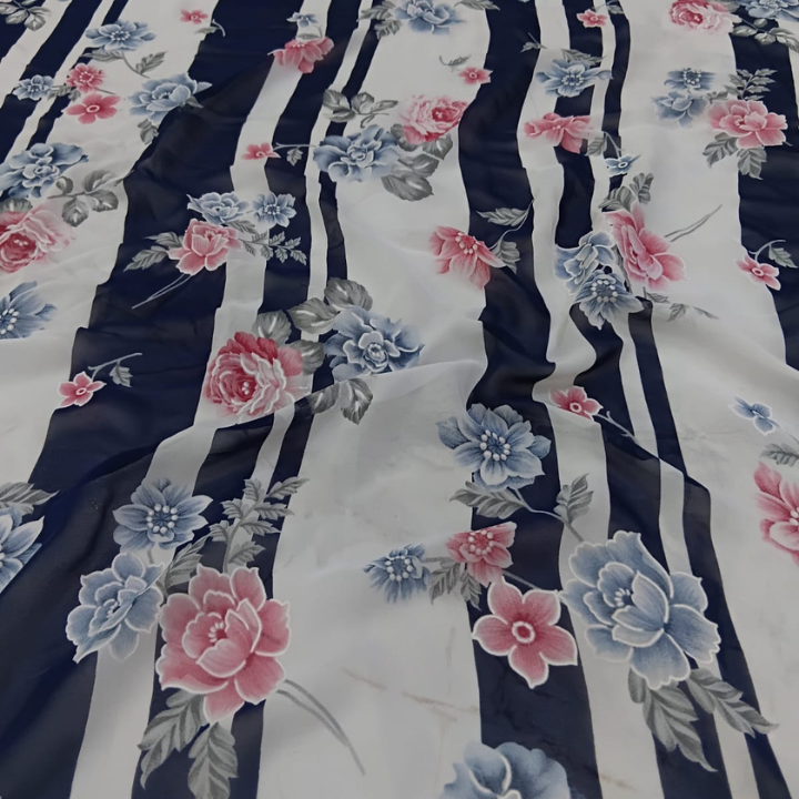 Premium Big Width Georgette Prints The Ultimate Multi-Purpose Luxury Fabric