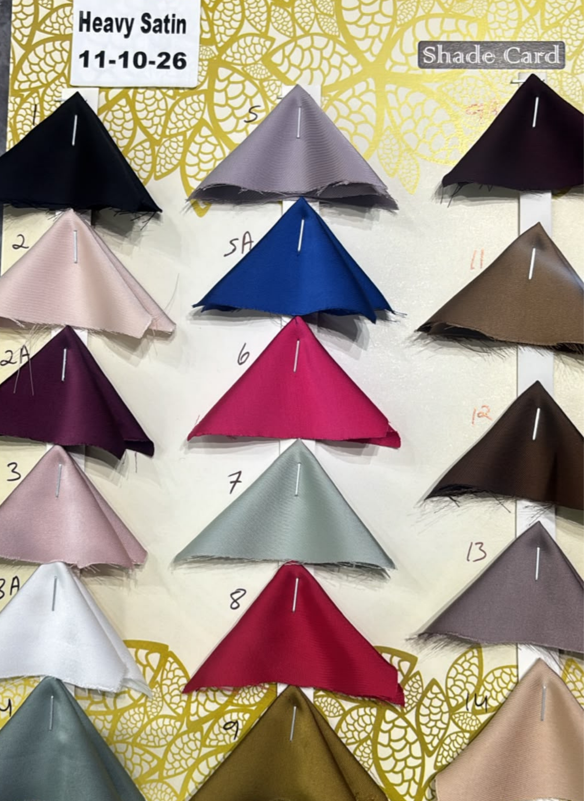 Heavy Satin Fabric Big Width