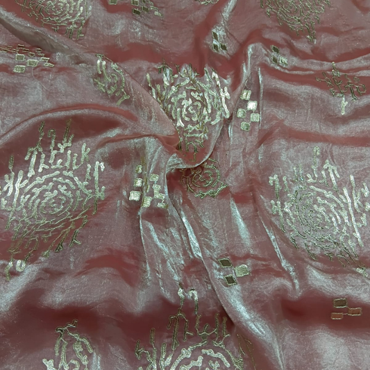 Premium Jimmy Choo Fabric with Intricate Gotta Patti Work 44 Width