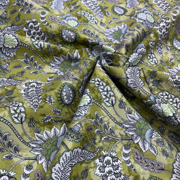 Lightweight Big Width Linen Lycra Fabric