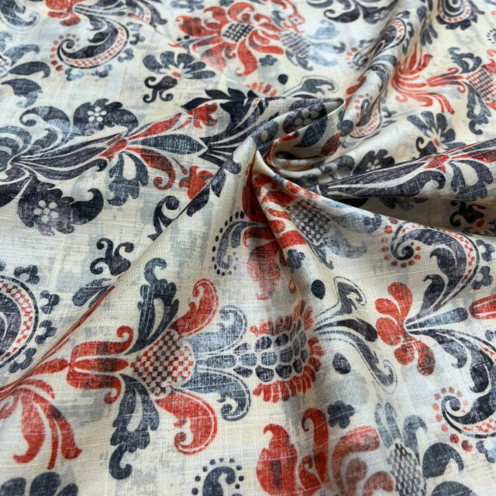 Lightweight Big Width Linen Lycra Fabric