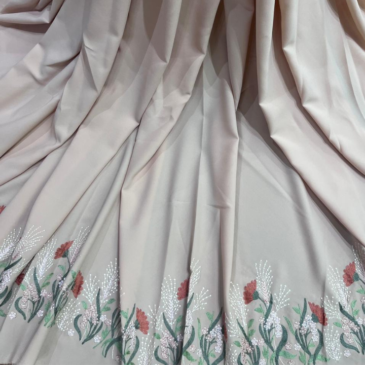 Lycra georgette Embroidery