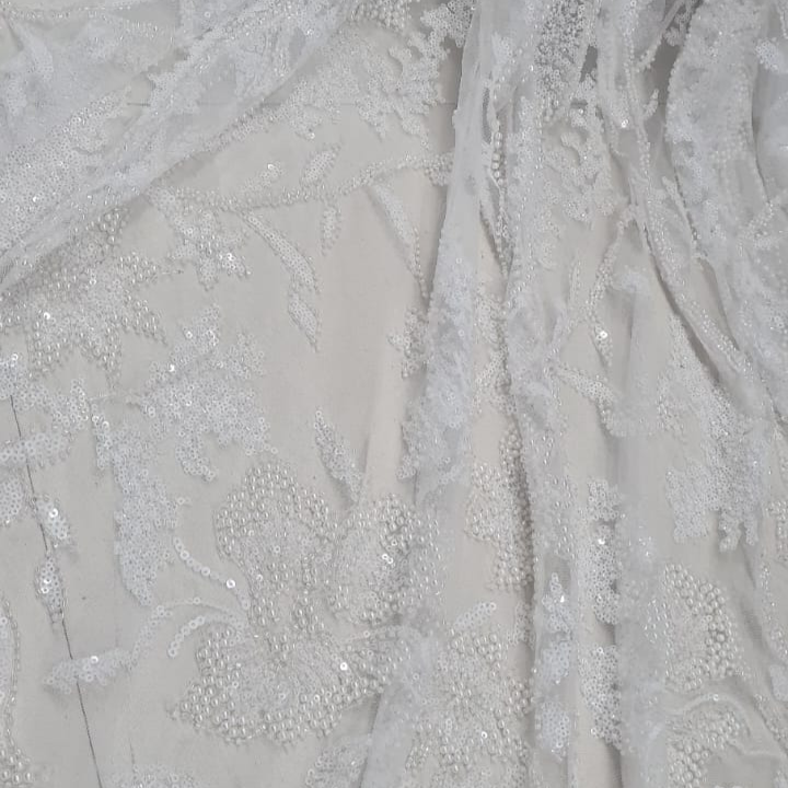 Floral Net Embroidery