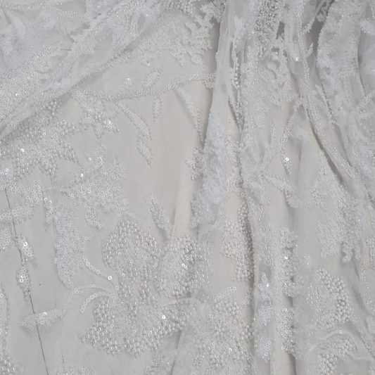 Floral Net Embroidery
