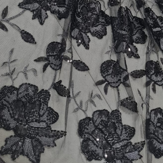 Designer Net Embroidery Cutdaana