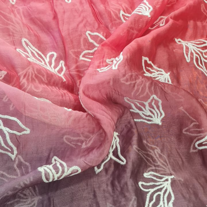 Mul Chanderi Embroidery