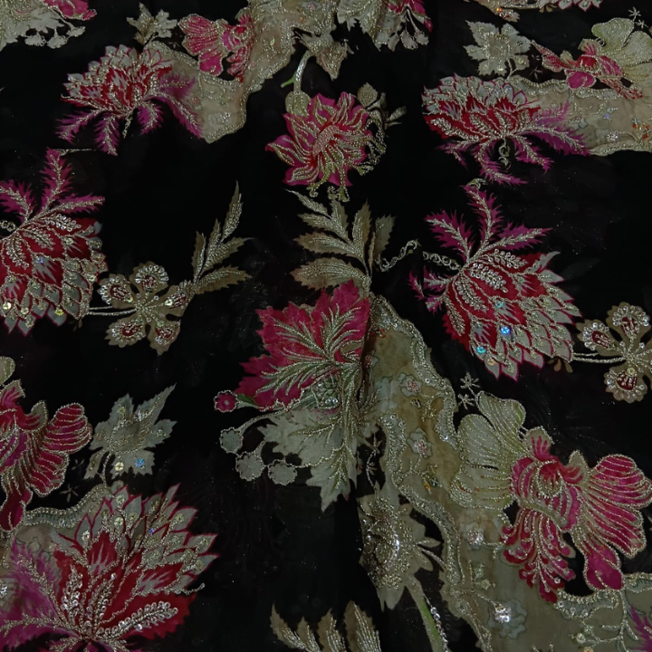 Premium Organza Embroidery Fabric 44 Width