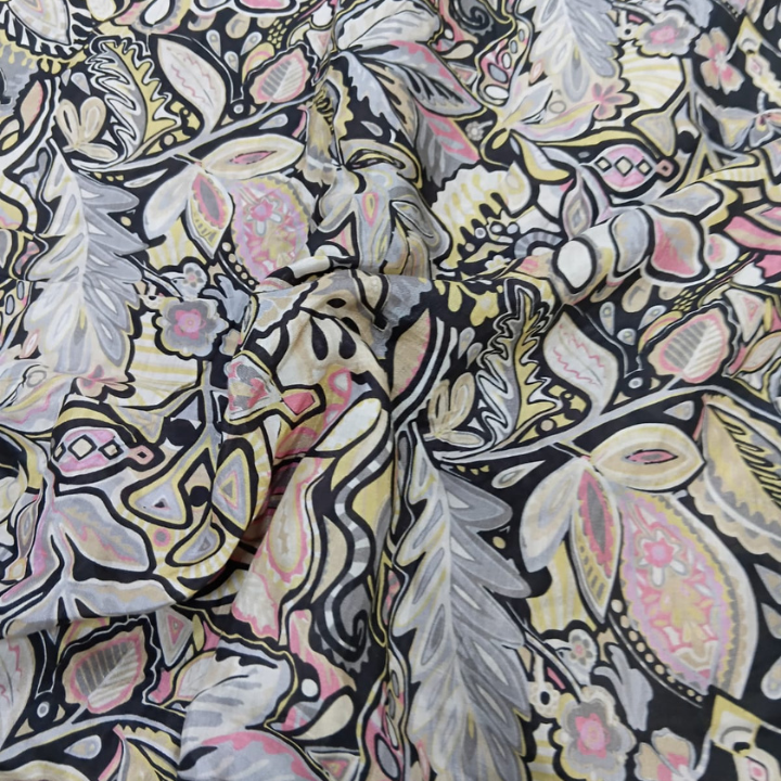 Pure Mal Prints Premium Fabric 44 Inch Width Multi-Design Floral & Traditional Printed Mul Material for Garments