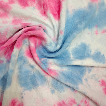 Premium Ruff Lycra Tie-Dye Fabric
