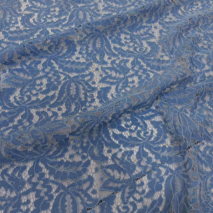 Premium Big Width Corded Floral Lace Fabric on Net Base for Bridal Dresses & Designer Wear