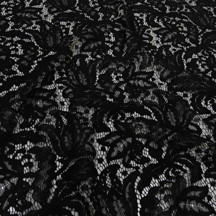 Premium Big Width Corded Floral Lace Fabric on Net Base for Bridal Dresses & Designer Wear