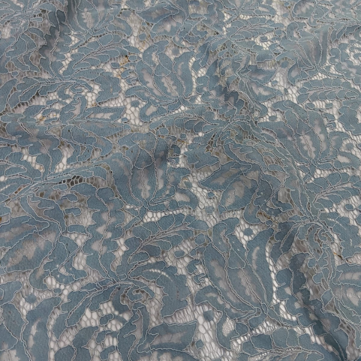 Premium Big Width Corded Floral Lace Fabric on Net Base for Bridal Dresses & Designer Wear