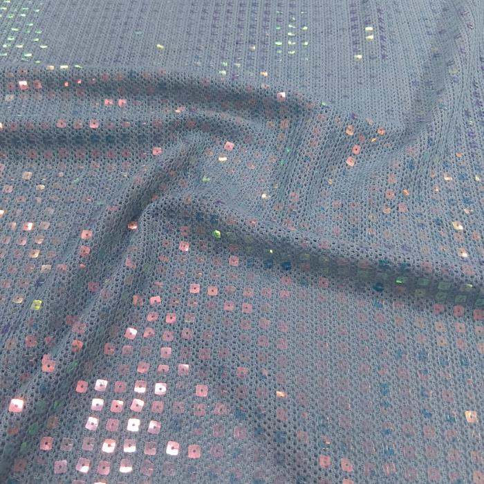 Premium Square Sequin Crochet Mesh Fabric Big Width