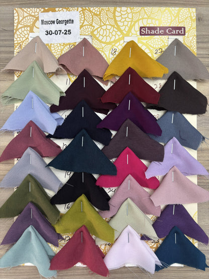 Moscow Georgette Shade Card