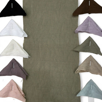 Premium Crinkle French Cotton Shade Card
