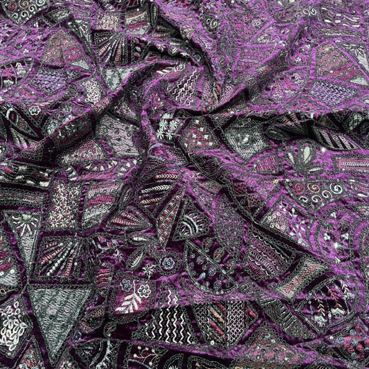 Luxury Velvet Embroidery