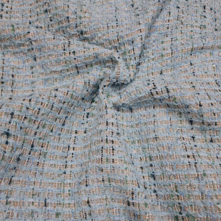 Designer Multi-Tone Textured Tweed