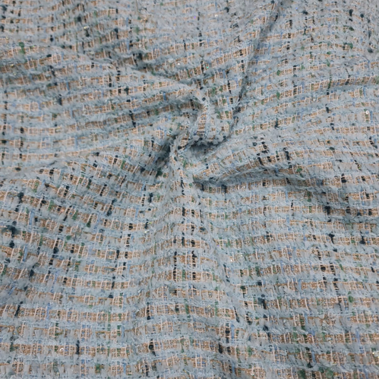 Designer Multi-Tone Textured Tweed